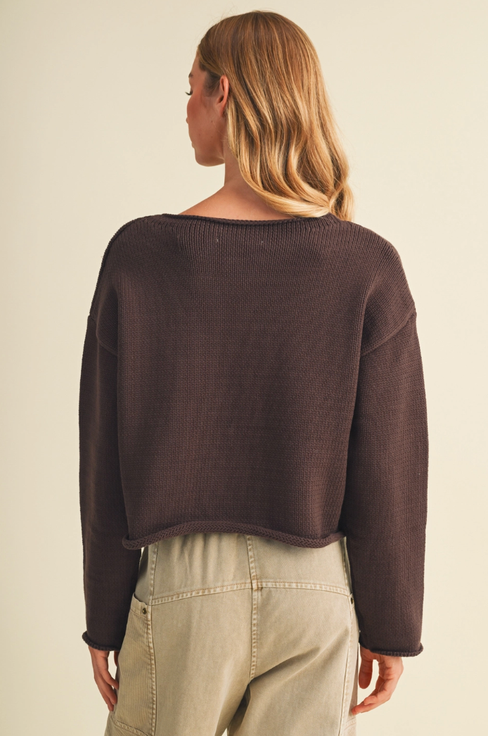 Bateau Neck Sweater