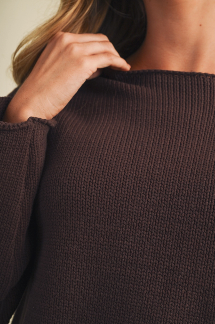 Bateau Neck Sweater
