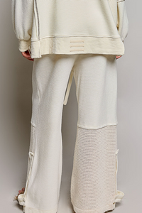 Thermal Knit Sweater Patch Pant