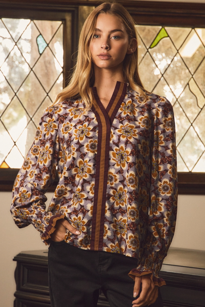 Floral Print Blouse