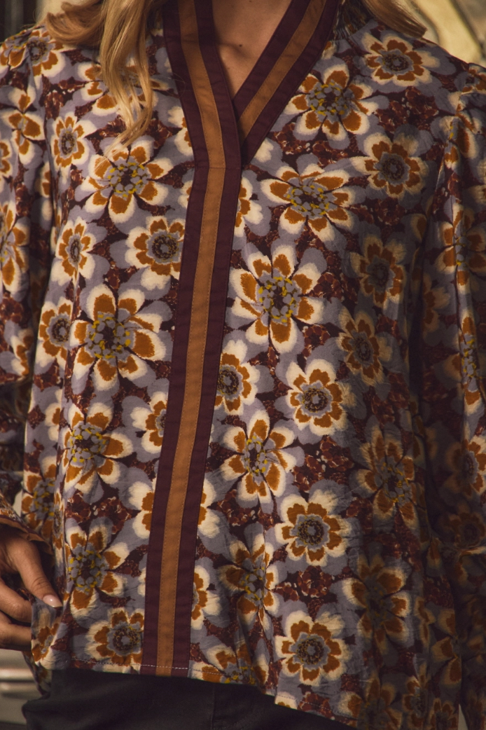 Floral Print Blouse