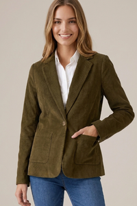 Corduroy Blazer