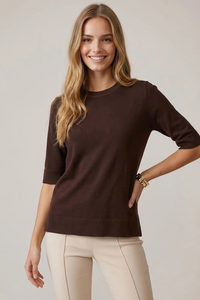 Short Sleeve Knit Top