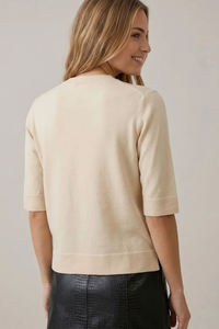 Short Sleeve Knit Top