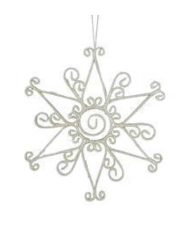 Wire Snowflake Ornament