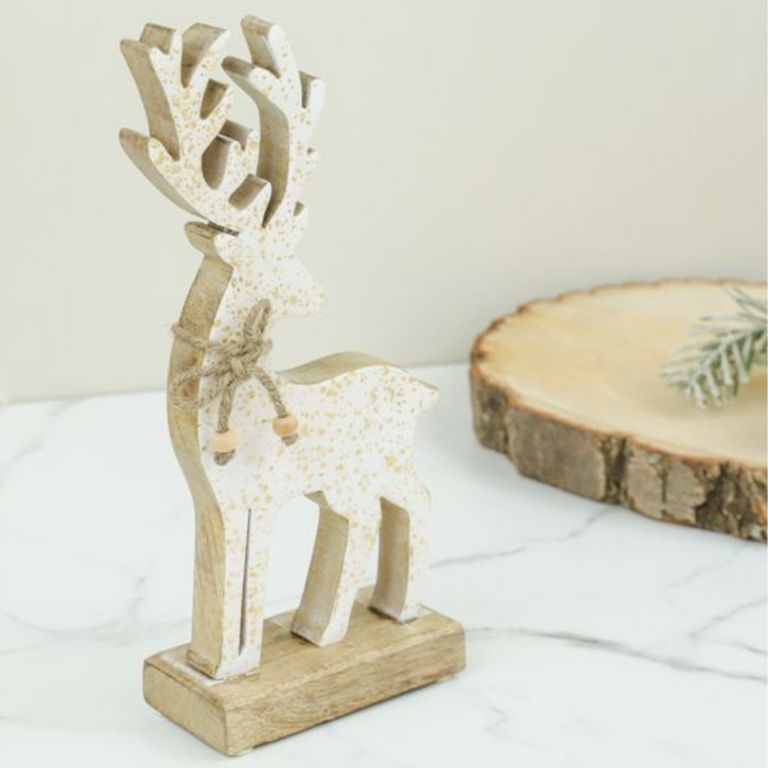 Gold Flecked Wood Deer