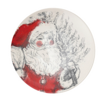 Santa Stoneware Dish