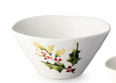 Holly and Vines Ice Cream Bowl