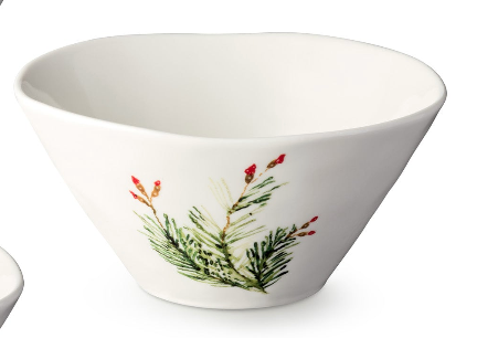 Holly and Vines Ice Cream Bowl