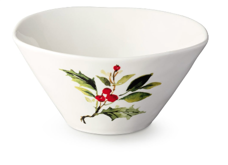 Holly and Vines Ice Cream Bowl