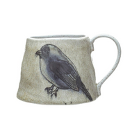 Insect/Bird Stoneware Mug