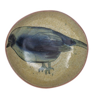 Insect/Bird Stoneware Plate