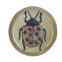 Insect/Bird Stoneware Plate