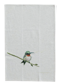 Bird Printed Tea Towel
