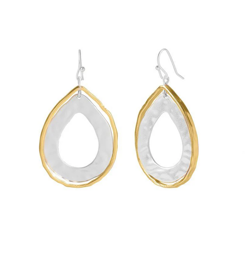 Open Teardrop Earrings