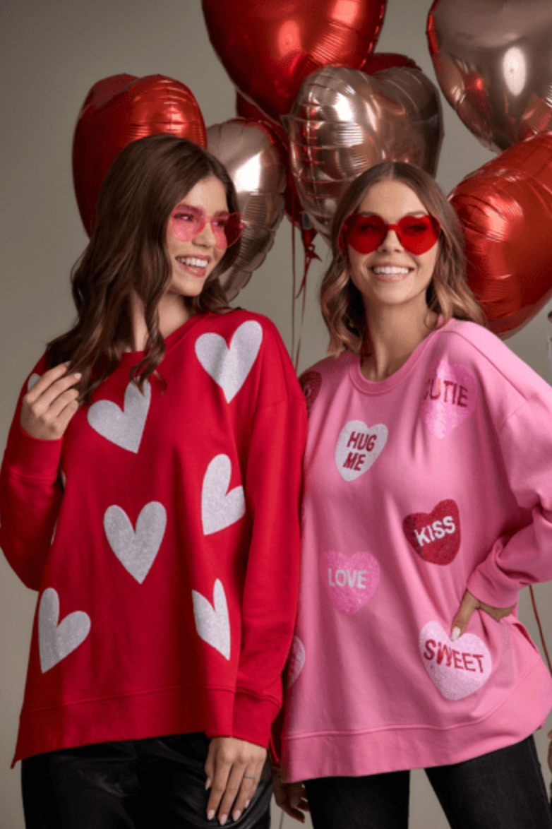 Valentine Sparkle Sweatshirt