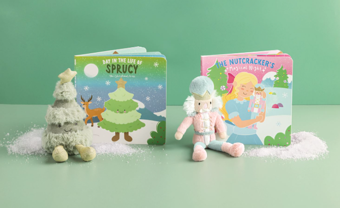 Christmas Books with Plush