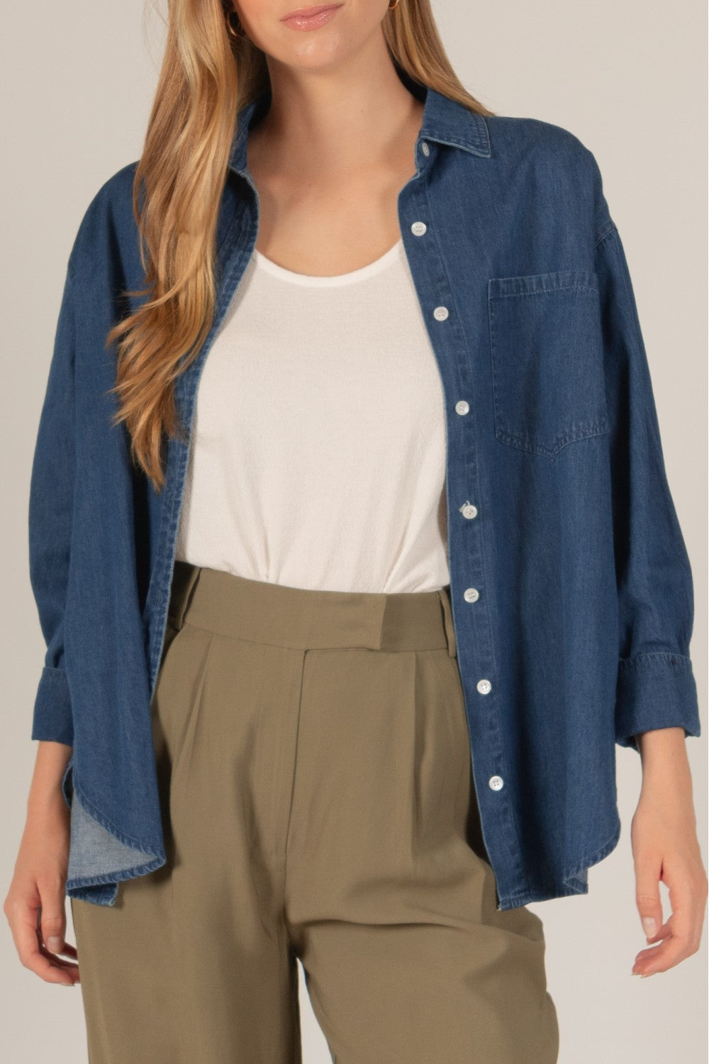 Cotton Button Up Shirt