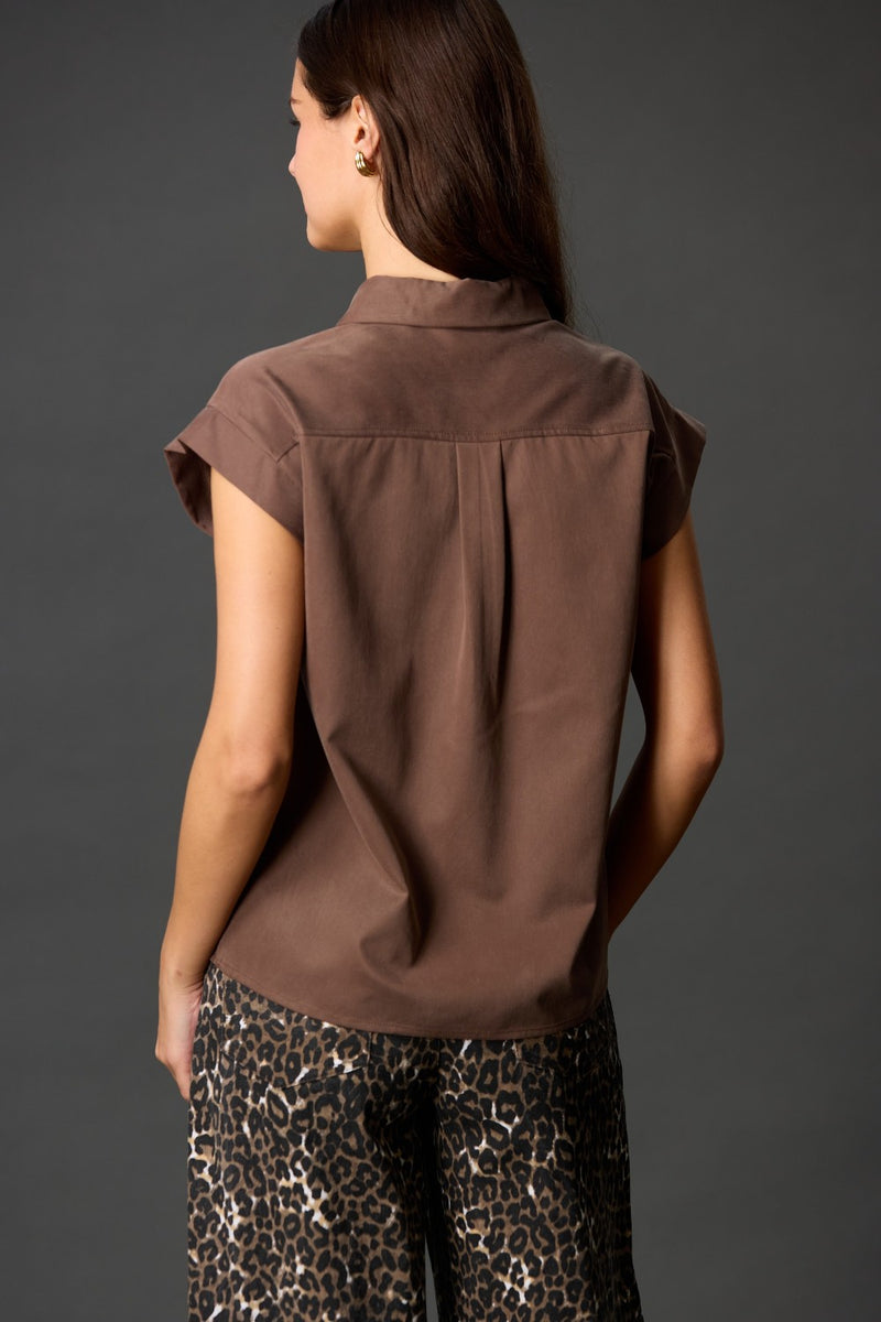 Woven Button Up Shirt