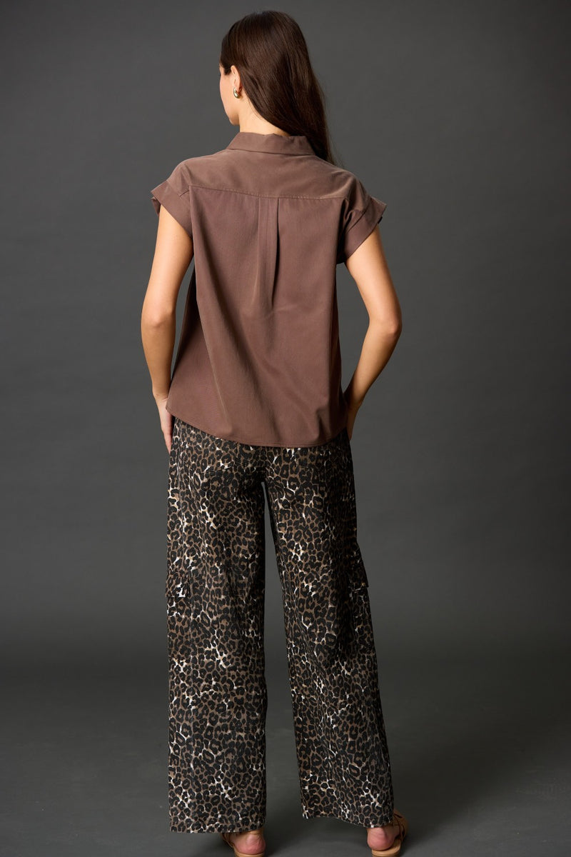 Woven Button Up Shirt