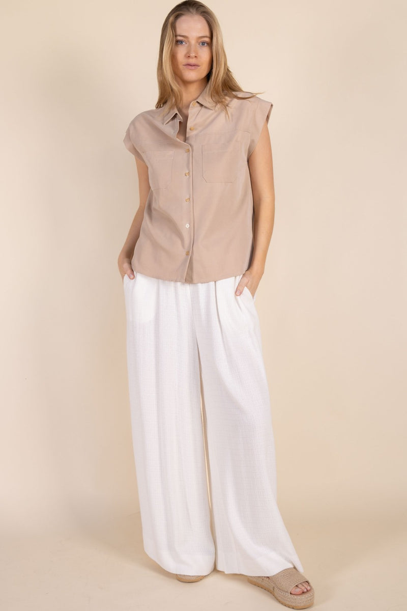 Woven Button Up Shirt