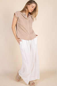 Woven Button Up Shirt