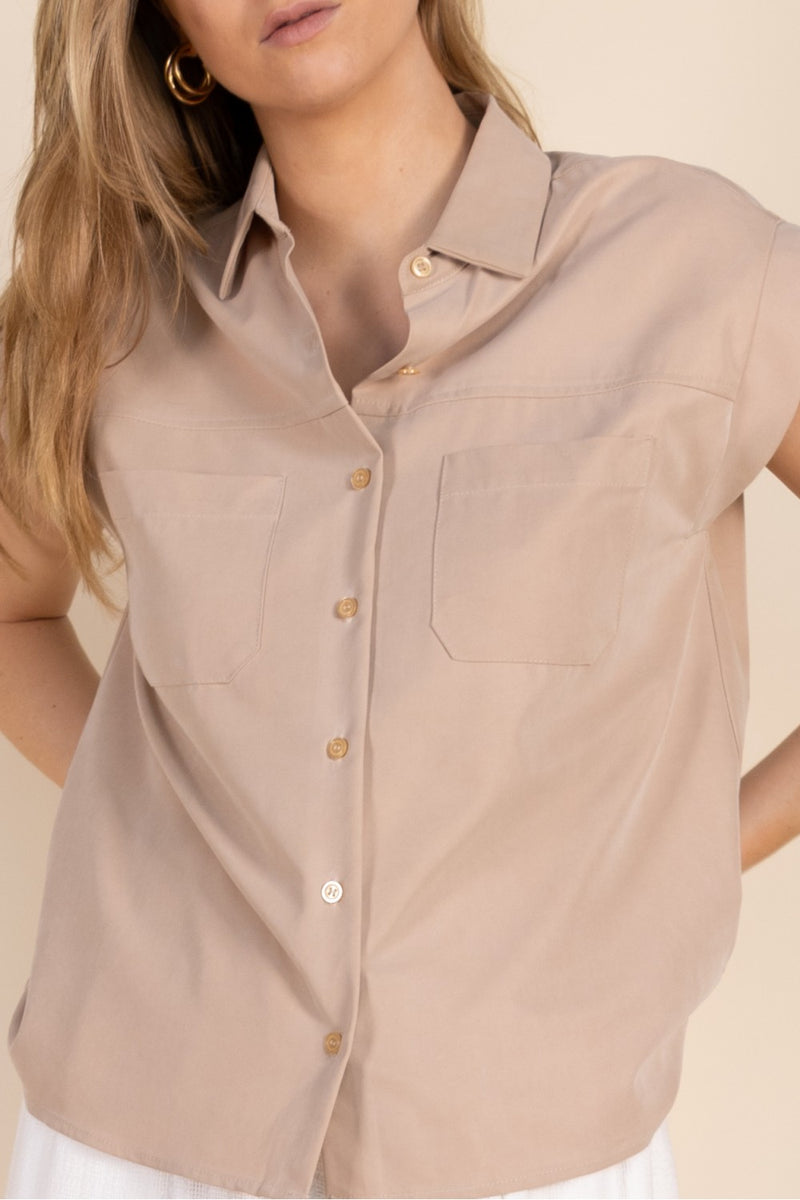 Woven Button Up Shirt