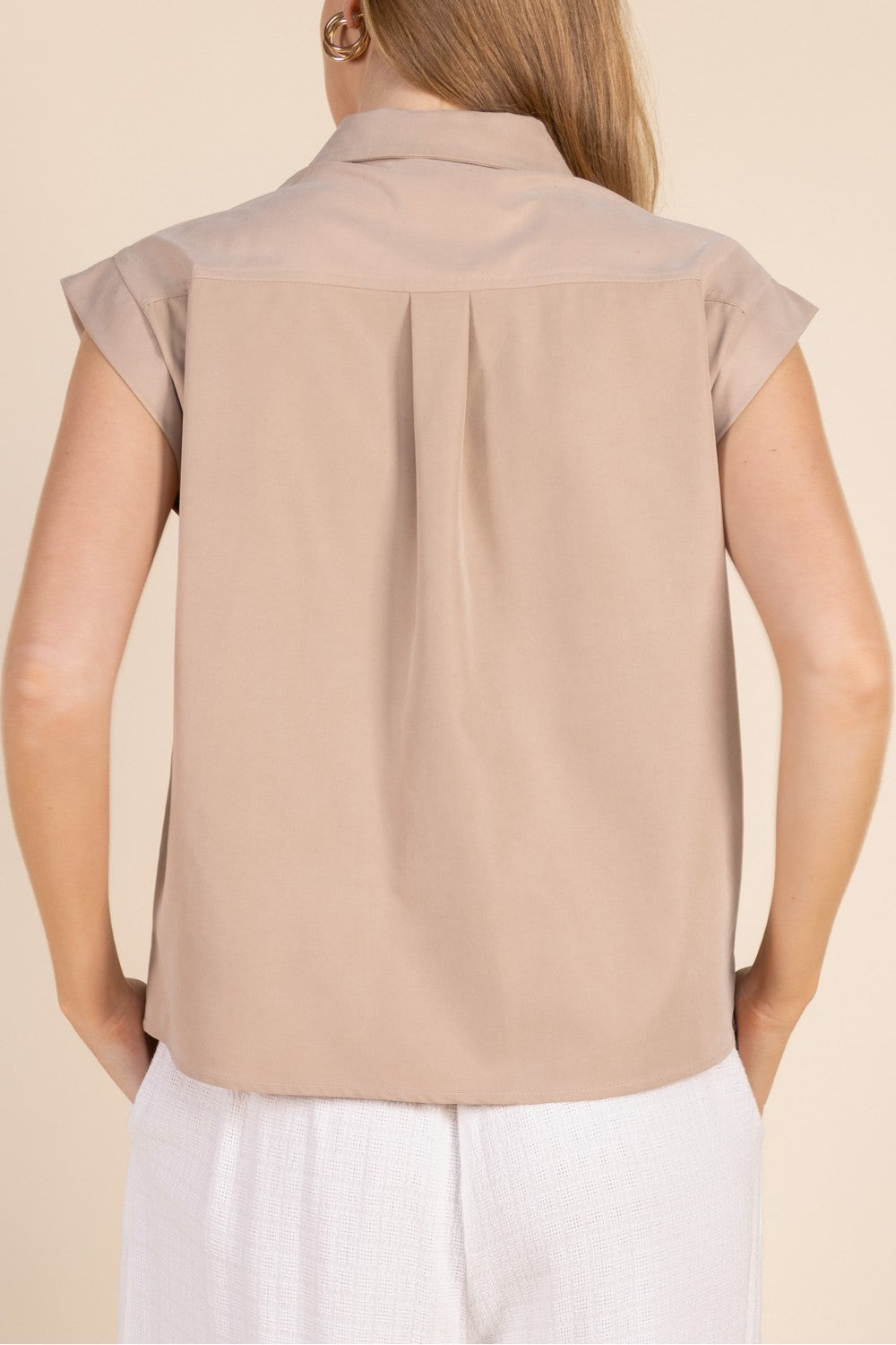 Woven Button Up Shirt