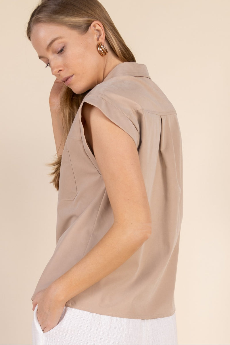 Woven Button Up Shirt