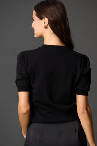 Puff Sleeve Knit Top