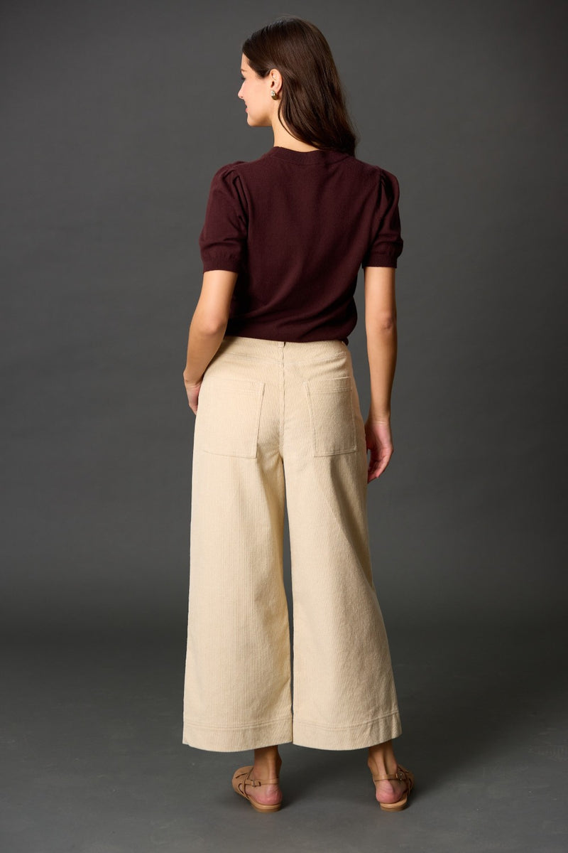 Puff Sleeve Knit Top