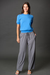 Puff Sleeve Knit Top