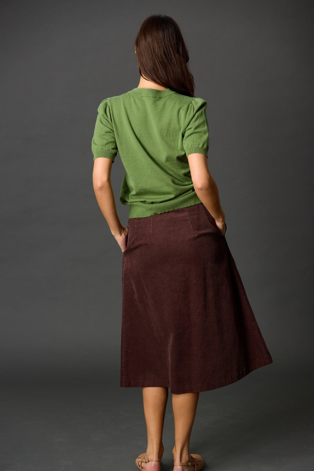 Puff Sleeve Knit Top