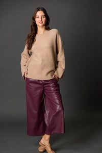 Wide Sleeve Cuff Sweater