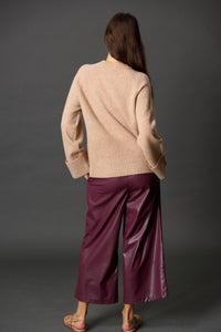 Wide Sleeve Cuff Sweater