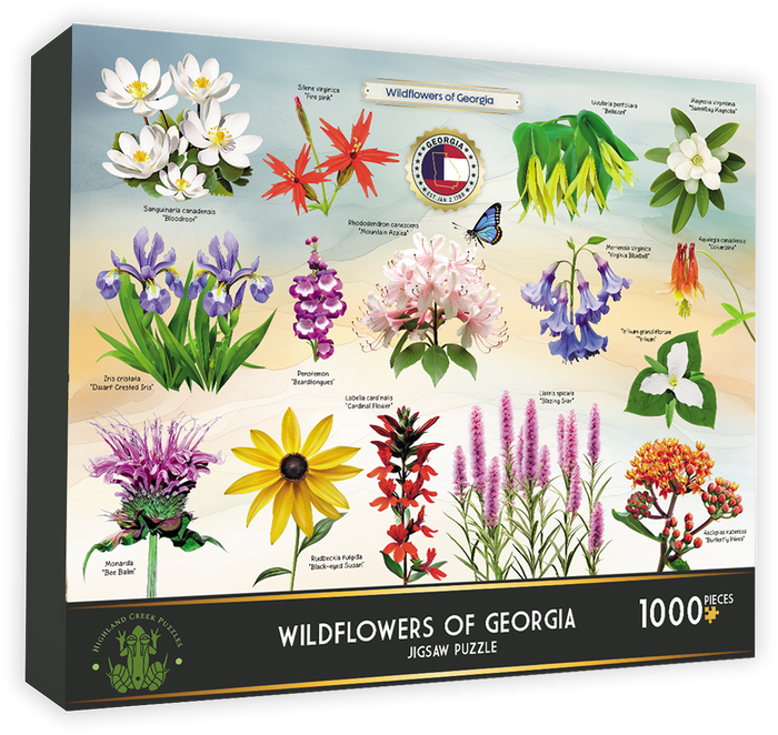 Wildflowers of Georgia Jigsaw Puzzle