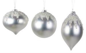 Matte White Ornament