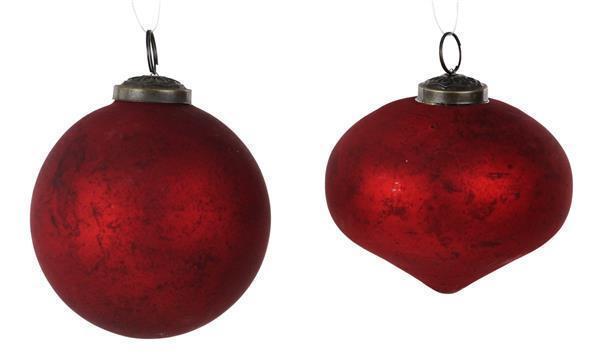Rustic Matte Glass Ornament