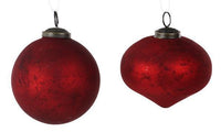 Rustic Matte Glass Ornament