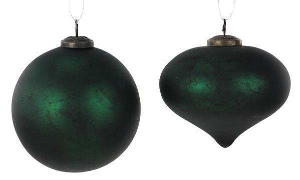 Rustic Matte Glass Ornament