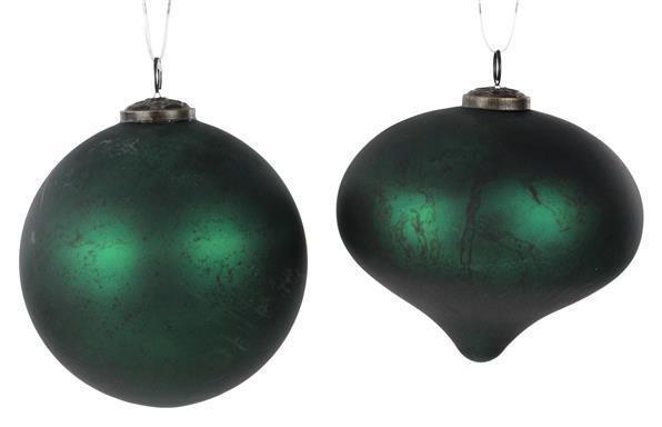 Rustic Matte Glass Ornament