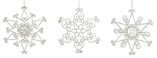 Wire Snowflake Ornament