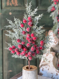 Icy Yule Berry Fir Spray