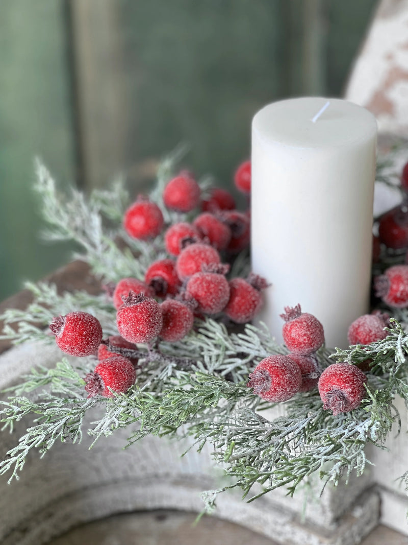 Icy Berry Fir Candle Ring