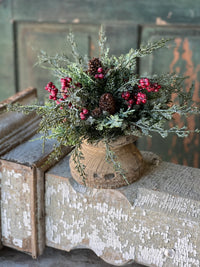 Divinity Berry Cedar Half Sphere