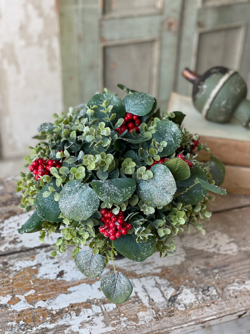 Harlequin Eucalyptus Half Sphere