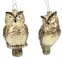 Glitter Owl Ornament