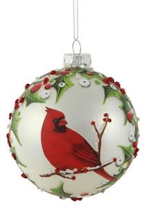 Cardinal Ball Ornament