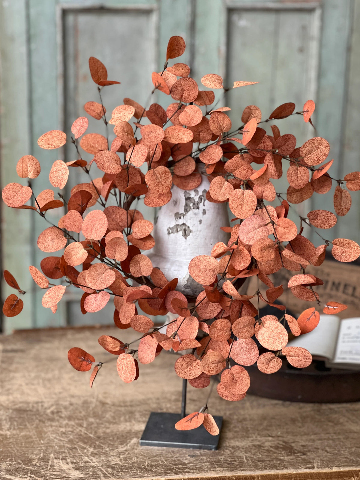 Penny Leaf Candle Ring