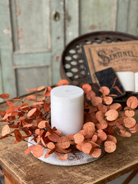 Penny Leaf Candle Ring
